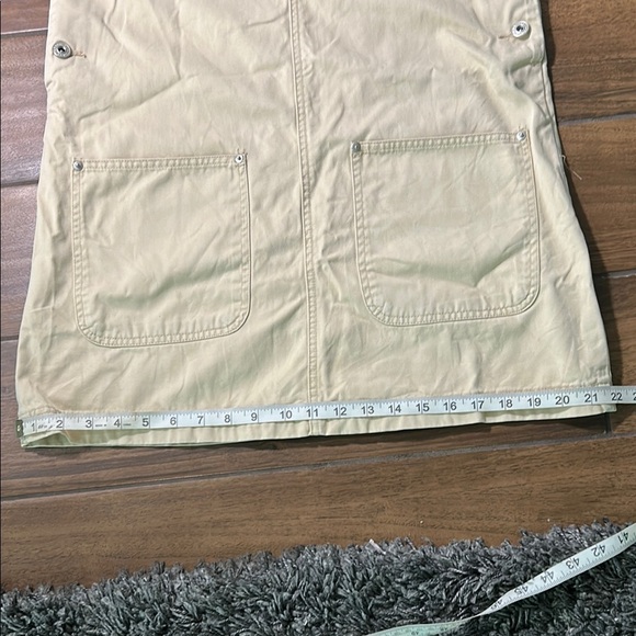 Vintage tan women’s dress jumper. Campagnie Internationale Express brand size sm - Picture 5 of 6